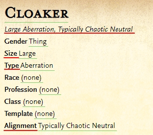 The Meta description of a Cloaker and the options that build it.
